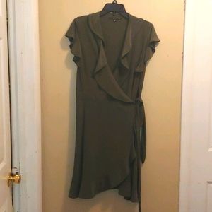 Jazzy olive green dress